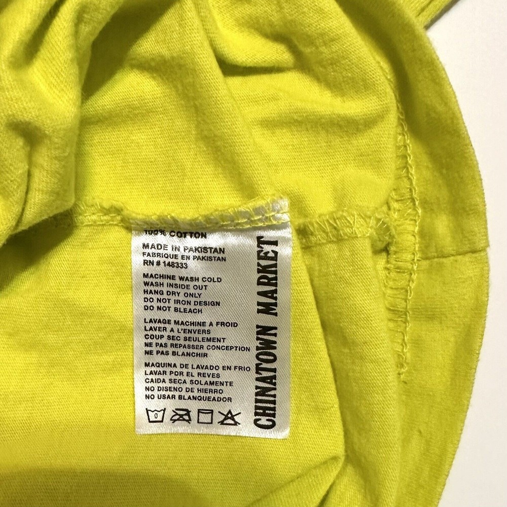 Chinatown Market NASCAR Long Sleeve Yellow Racing T-Shirt  Mens Size Large - Picture 6 of 12